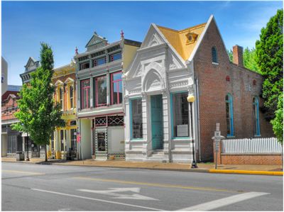 Picture Of The Downtown Historic District Of New Harmony