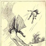 Picture Of The First Men In The Moon Cover Art For Book